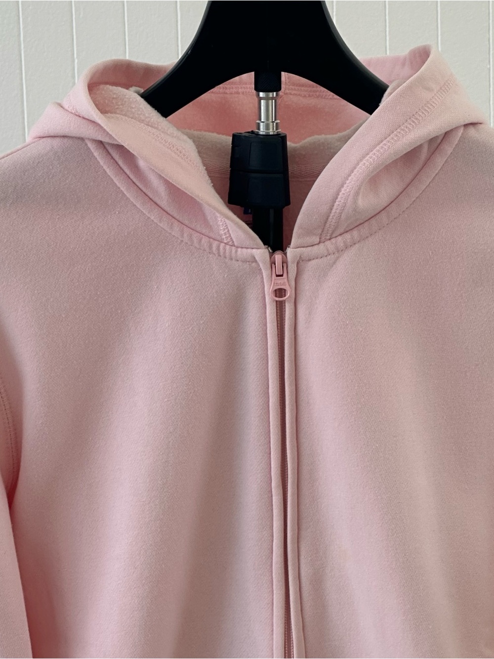 SB Glam Light Pink Zip-Front Hoodie